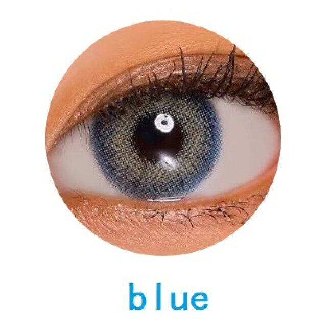  new arrival cyra blue color cat eye  contact lens contact lenses hot selling cosmetic soft lens